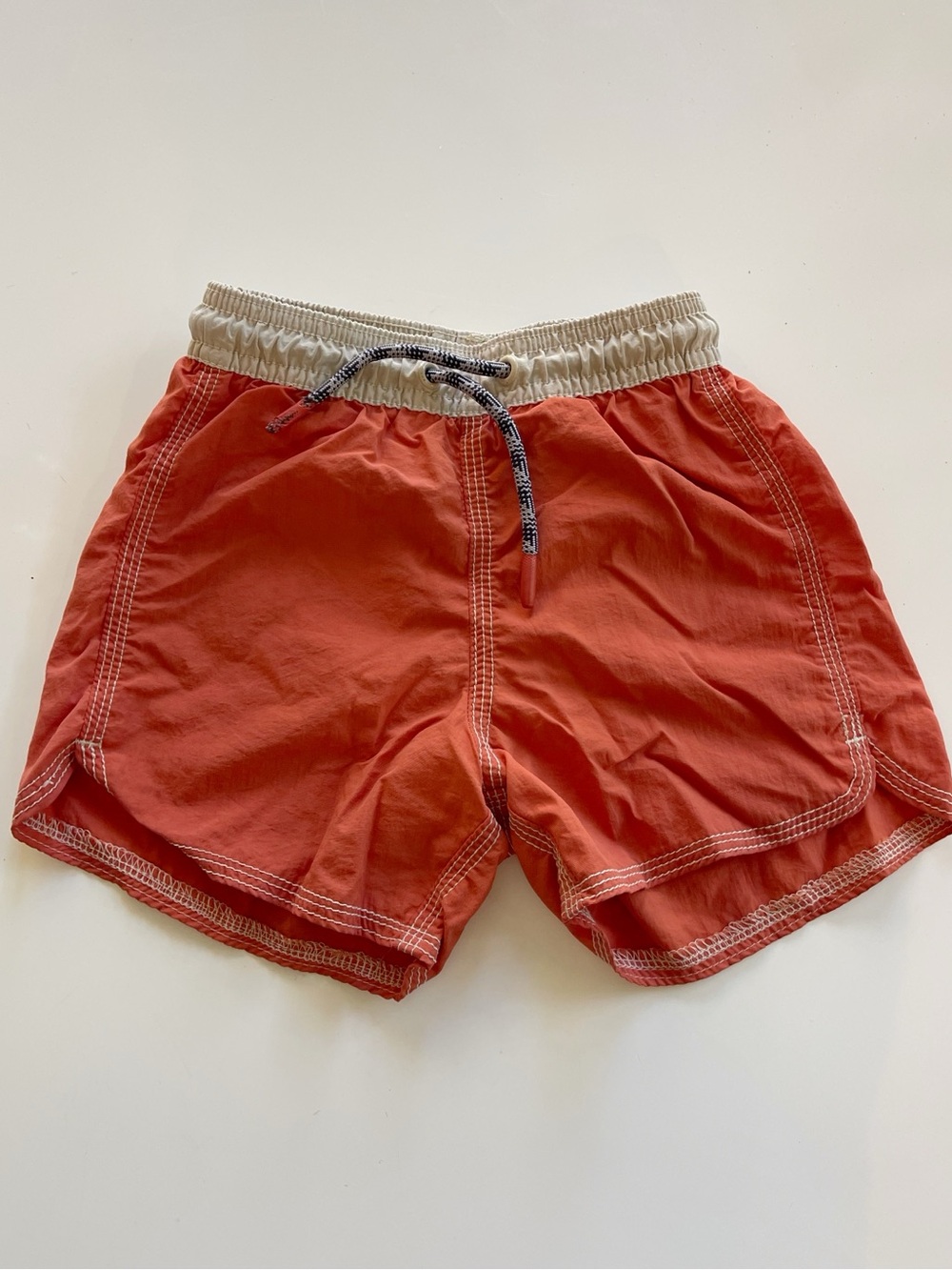 H&M Red/Tan Toddler Swim Trunks - 3T
